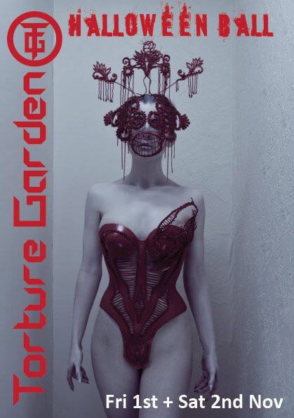 Mistress Amrita performance flyer: Torture Garden