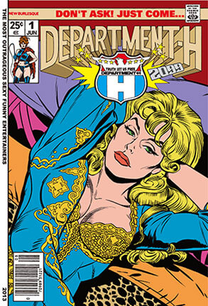 Mistress Amrita performance flyer: Department-H