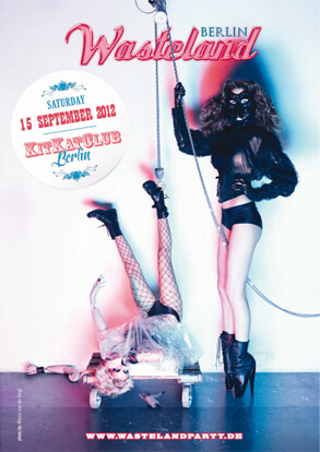 Mistress Amrita performance flyer: Wasteland Berlin