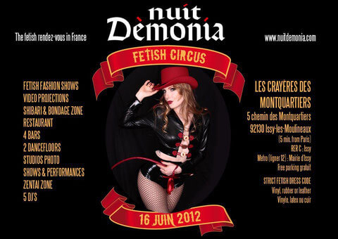 Mistress Amrita  at La Nuit Demonia  in Paris, France on 12 June 2012
